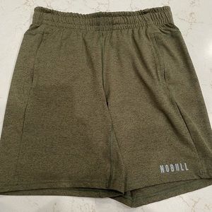 Men’s NoBull Knit Short 8.5” - Olive Heather NWOT